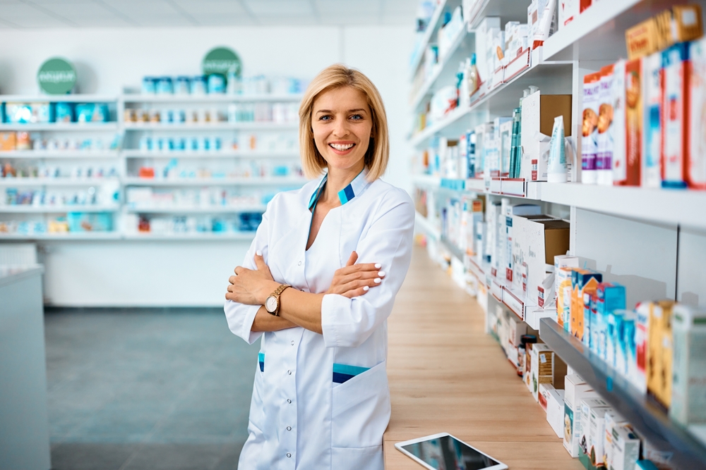 Female pharmacist at Kroger