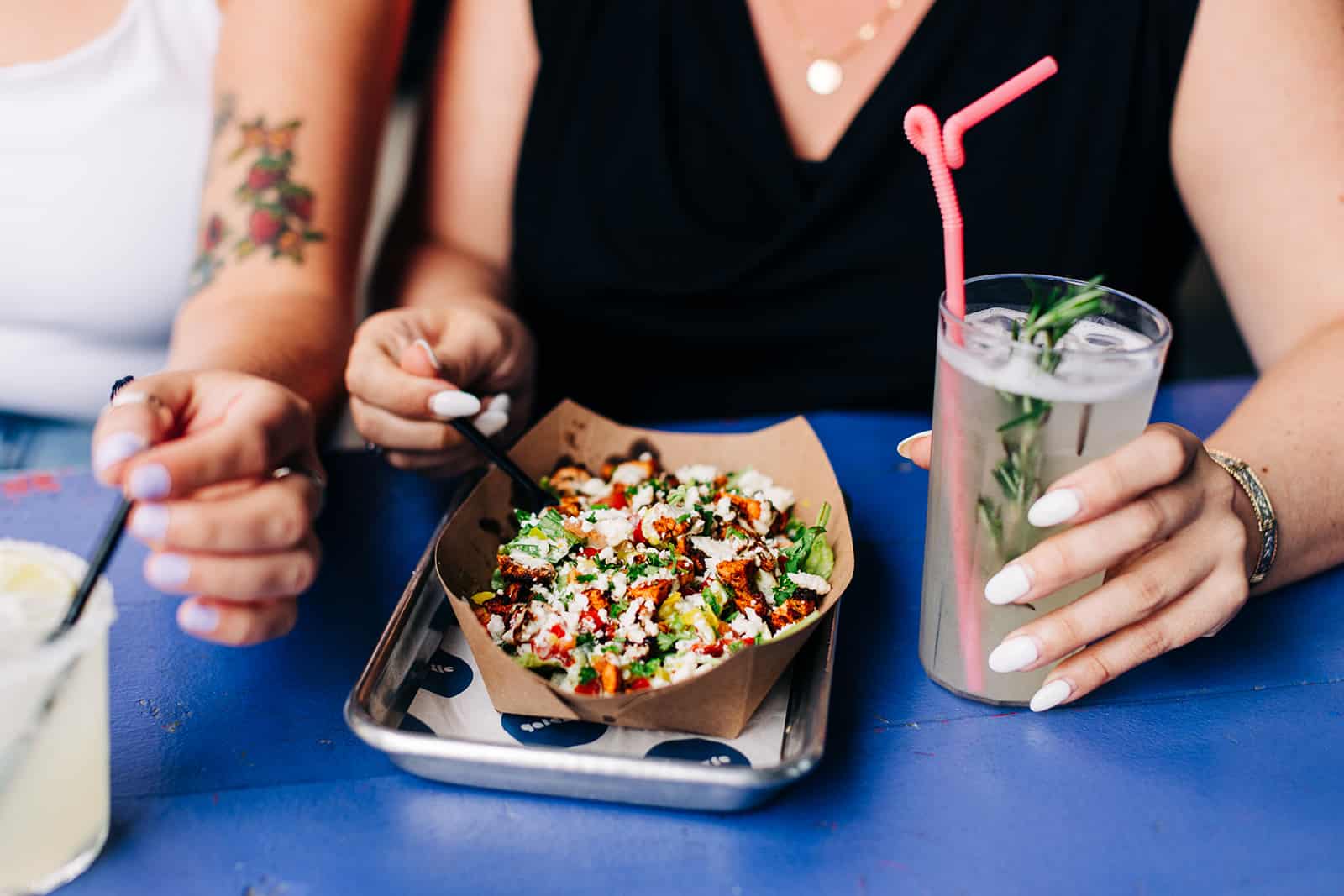 Delicious food and drink